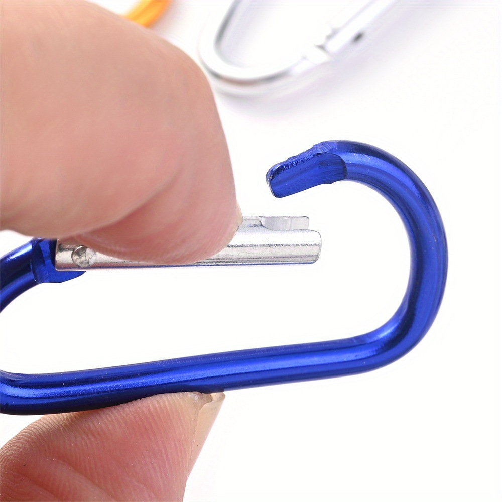 100Pcs Aluminum D Ring Claps Assorted 24X45Mm Clip D Shape