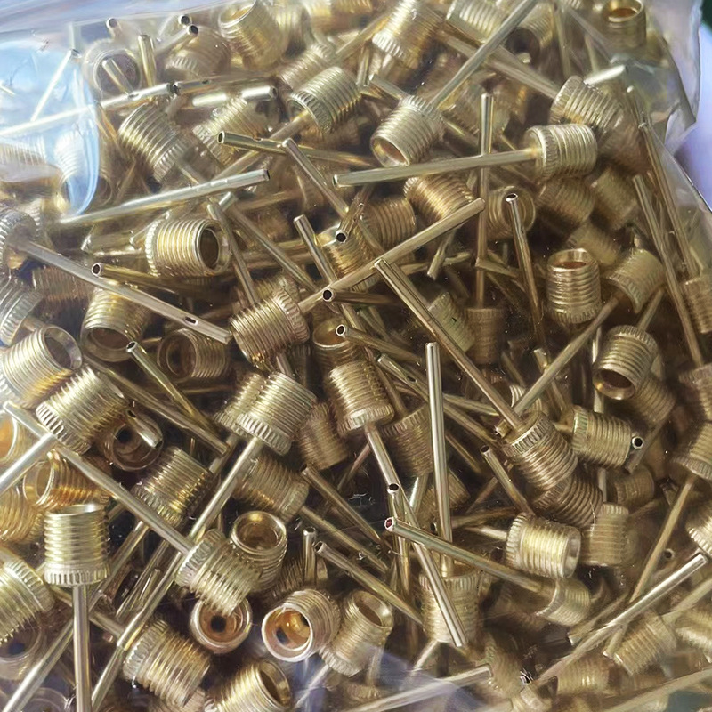 Source manufacturers air needle American pump ball needle basketball football balloon stainless steel air needle metal inflatable needle