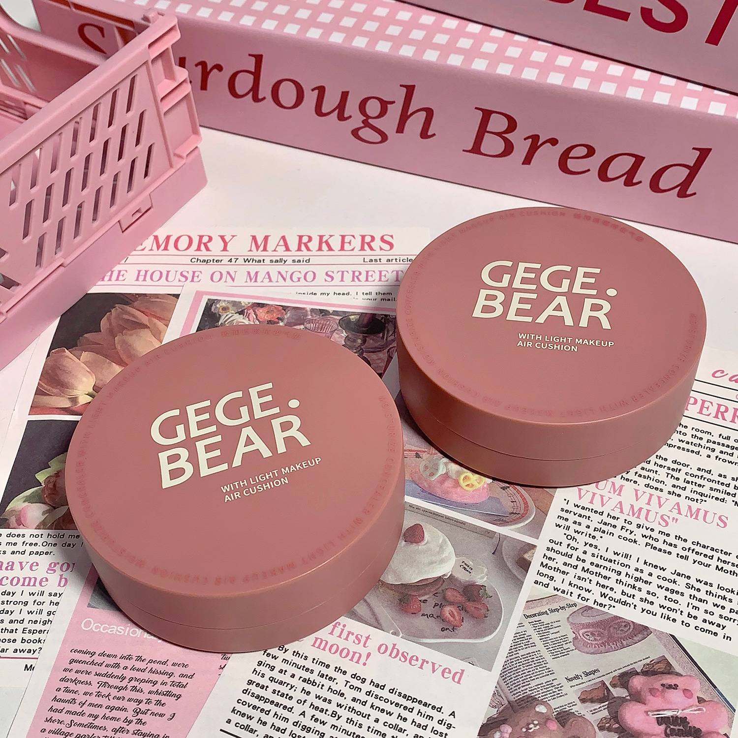 Крем-кушон Gegebear, легкий, увлажняющий, консилер, стойкий, матовый, контроль жира, естественная модификация цвета кожи, доступный для студентов