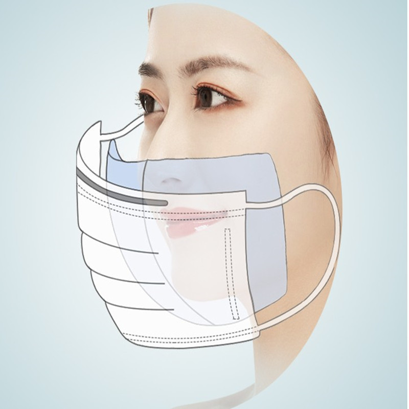 Disposable pure cotton mask towel filter replacement protective film winter water vapor absorption summer breathable skin-friendly film