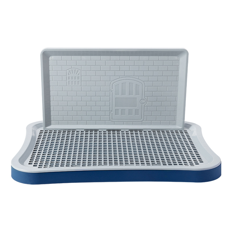 Cross-border explosions dog toilet large small and medium-sized dog flat wall Teddy grid dog toilet factory outlet