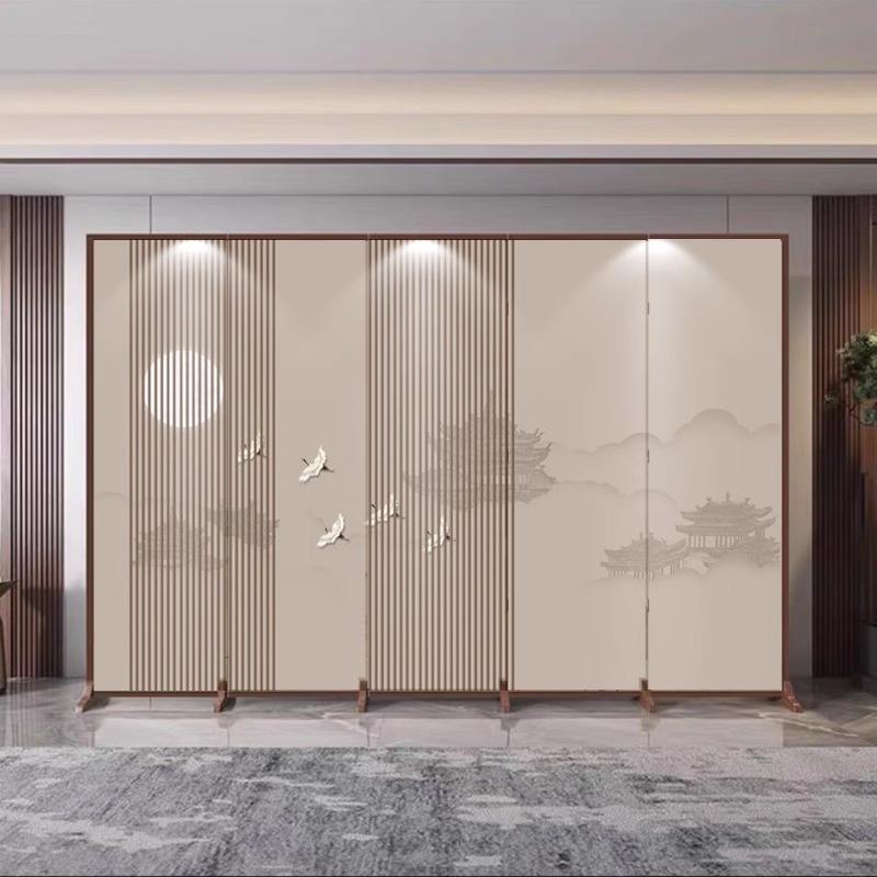 Screen partition living room entrance is opposite the door porch hotel lobby private room office hotel high-end mobile folding
