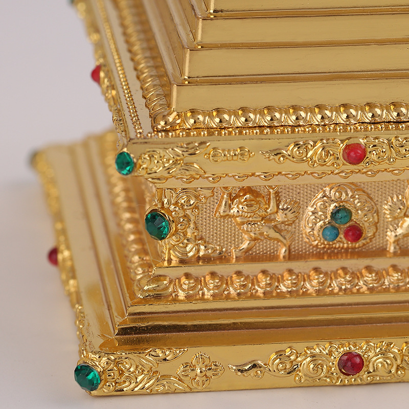 Bofu Crystal Bodhi Pagoda Shirilitar Supplies Household Supplies Opening Shirilitas Transparent Ornaments Gift Box