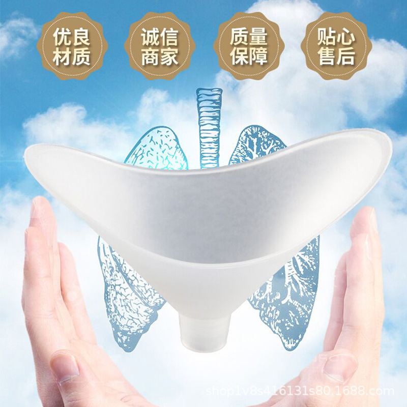 Lung Capacity Mouthpiece Disposable Electronic Lung Capacity Meter Lung Function Measurement High School Entrance Examination Regular Mouthpiece Manufacturer Wholesale