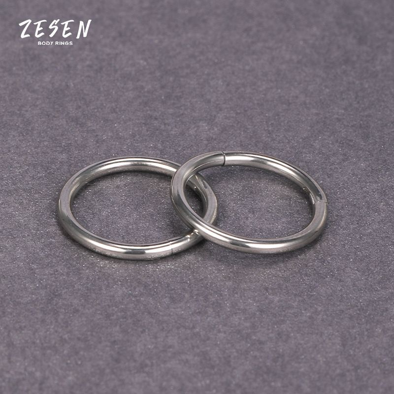 Cross-border titanium steel puncture BCR universal ring men's earrings PA ring ear bone ring 316L spell ring nose ring wholesale