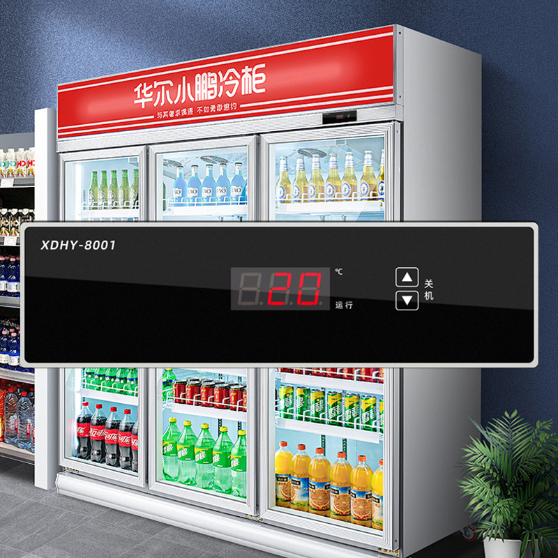 Intelligent digital display embedded cold storage refrigerator cabinet electronic thermostat direct cooling single temperature defrosting digital temperature controller