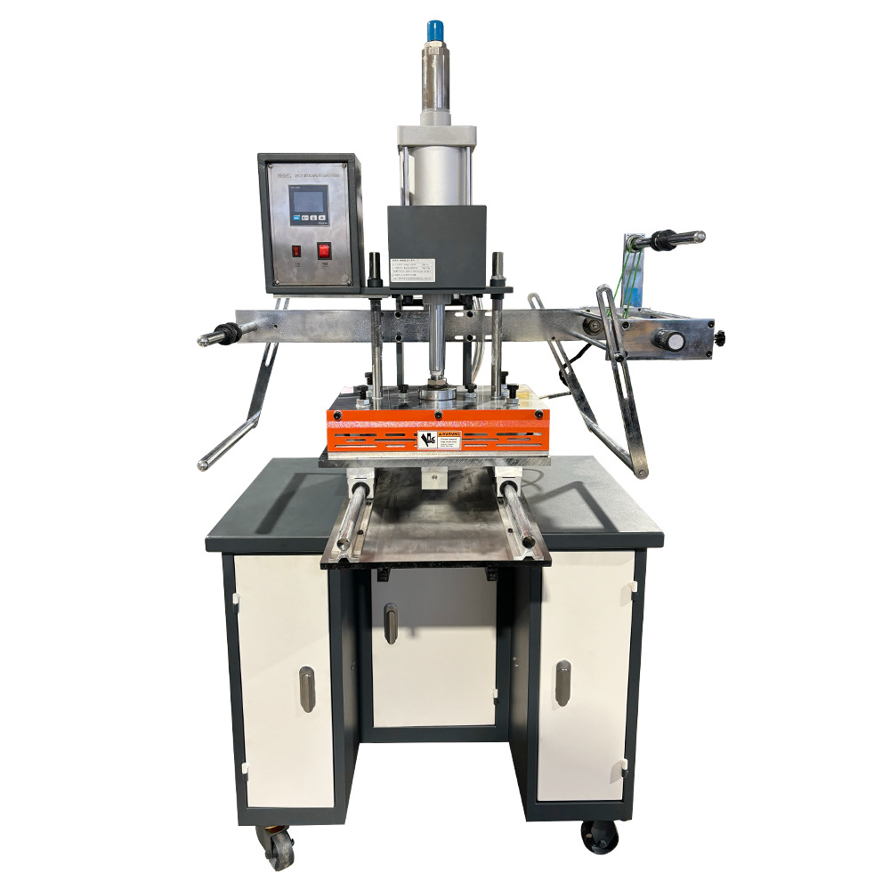 Sliding Tag Nameplate Hot Stamping Machine Pneumatic Invitation Hot Stamping Machine Clothes Pendant Semi-Automatic Hot Stamping Machine