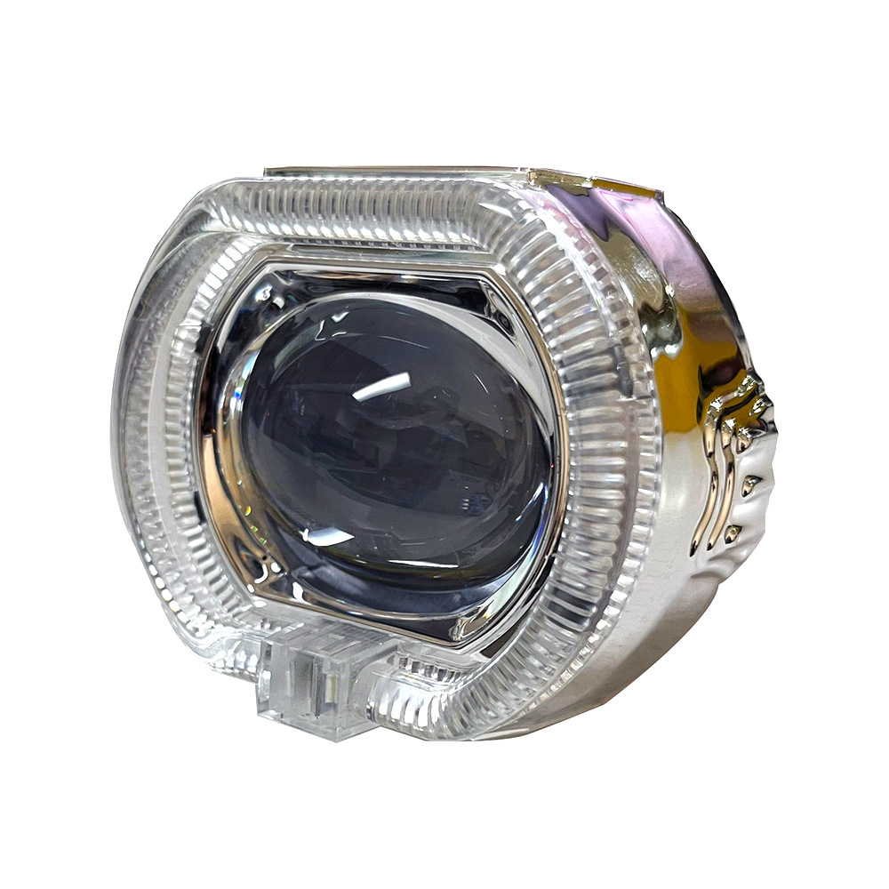 New 2.5 inch motorcycle universal built-in angel eye devil eye lens spotlight high beam electric car X20