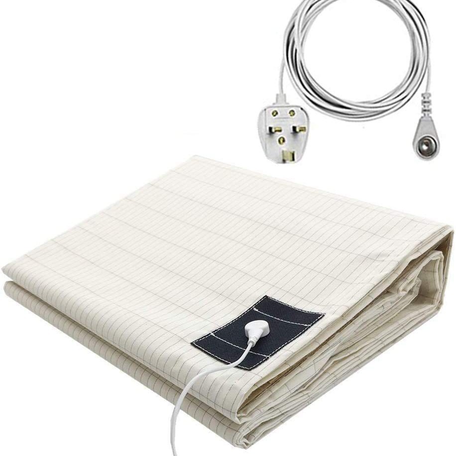 Grounding Fitted Sheet Silver Fiber Grounding Mat to Help Sleep Children's Mattress