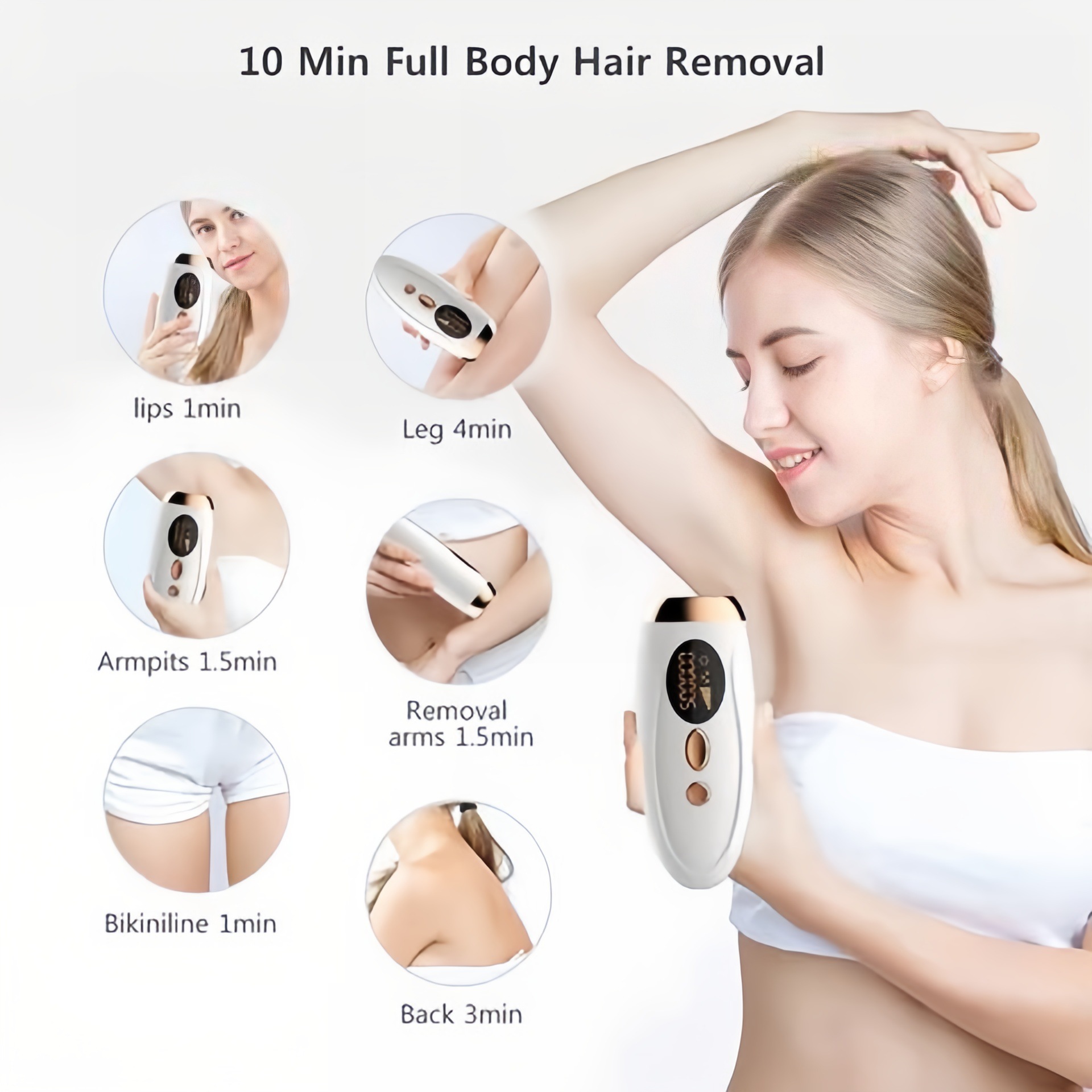 Foreign Trade 883Ipl Laser Hair Removal Instrument Household Photon Rejuvenation Painless Hair Removal Shaving Hair Remover Portable Card Box