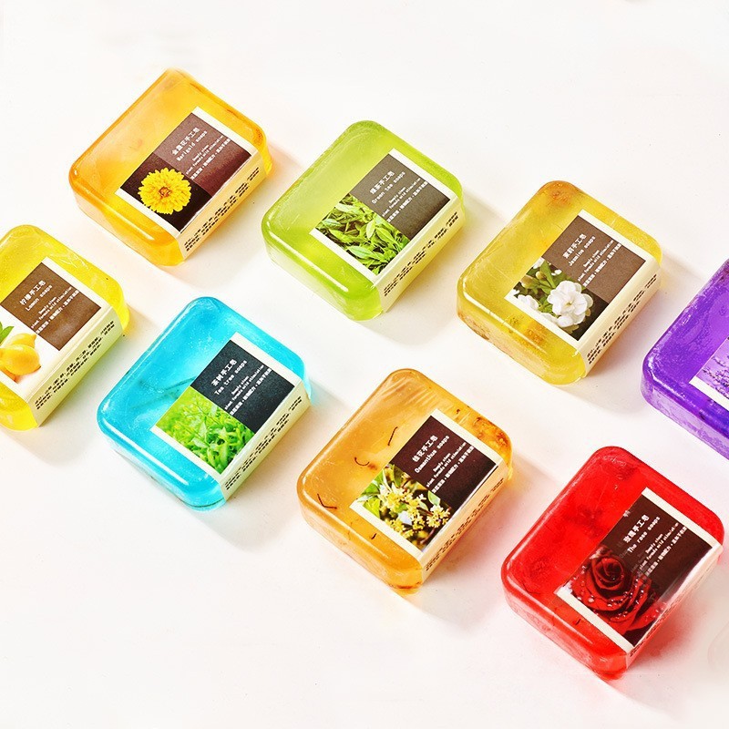 【Simis】Cologne Soap Rose Jasmine Osmanthus Lavender Handmade Soap Cleansing and Moisturizing 100g