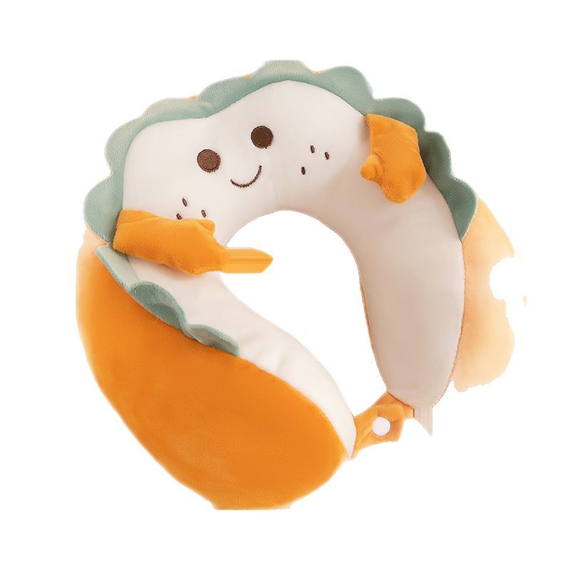 Internet Celebrity Bread Neck Pillow Cartoon Headrest Hump U-Shaped Pillow Student Office Airplane Travel Essential Nap Pillow