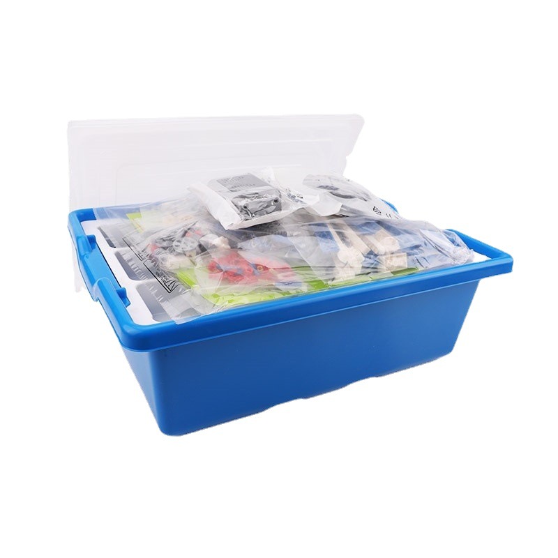 9686 Teaching Aids Programming Set Compatible with Lego Building Blocks Assembled Power Machinery Group Small Building Blocks Wholesale wedo2.0