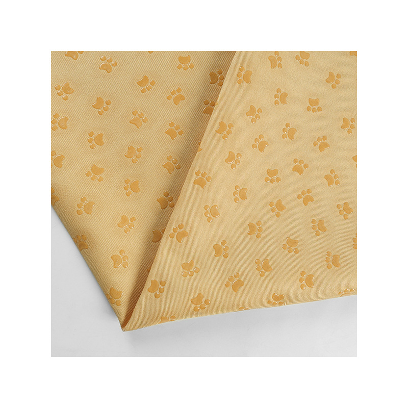 Spot 200g Uniform Paw Print Anti-Slip Cloth Twill Anti-Slip Cloth Drop Plastic Cloth Baby Soles Cat Kennel Kennel
