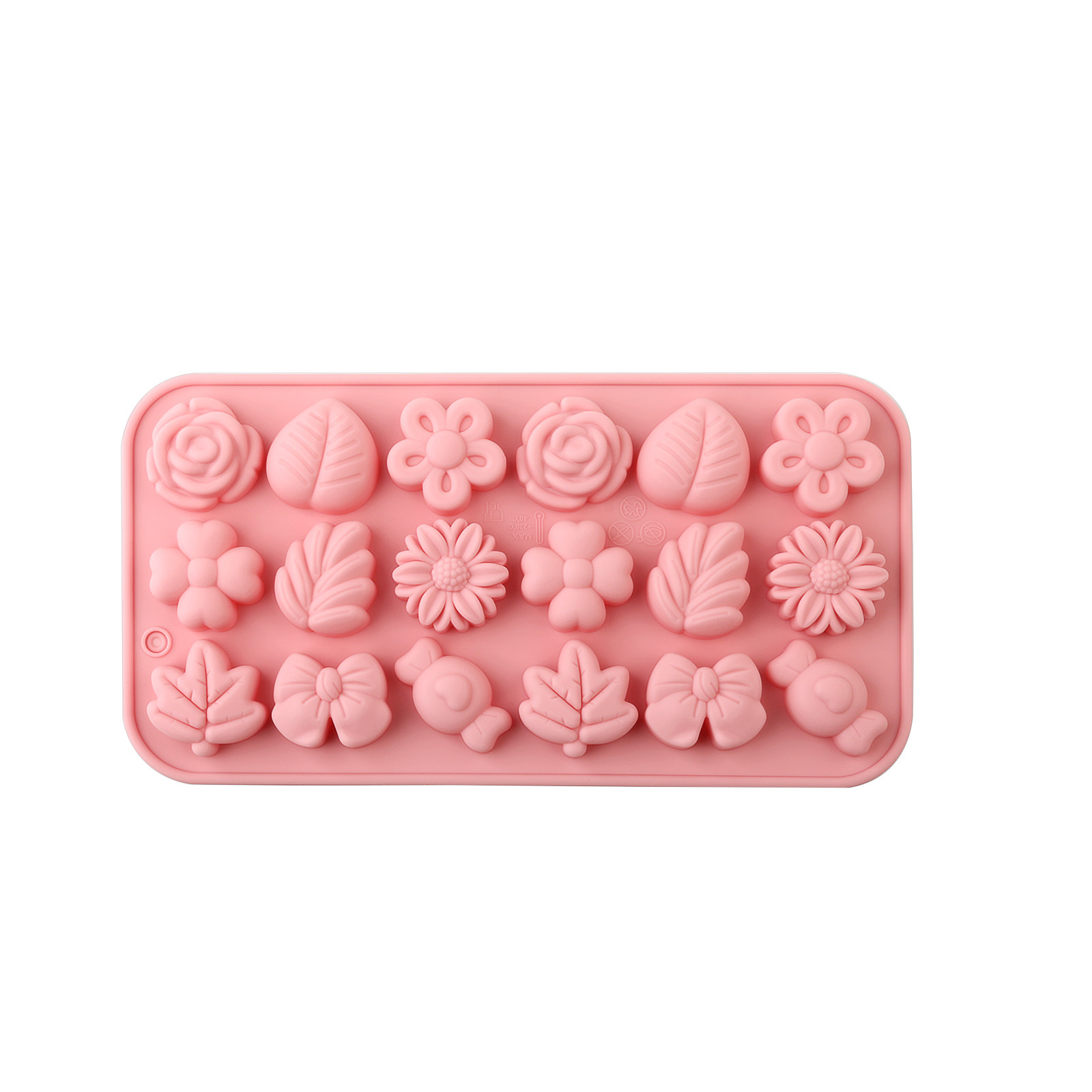 in stock 18 even small flower leaves candy bow and other modeling silicone mold baking cake chocolate mold