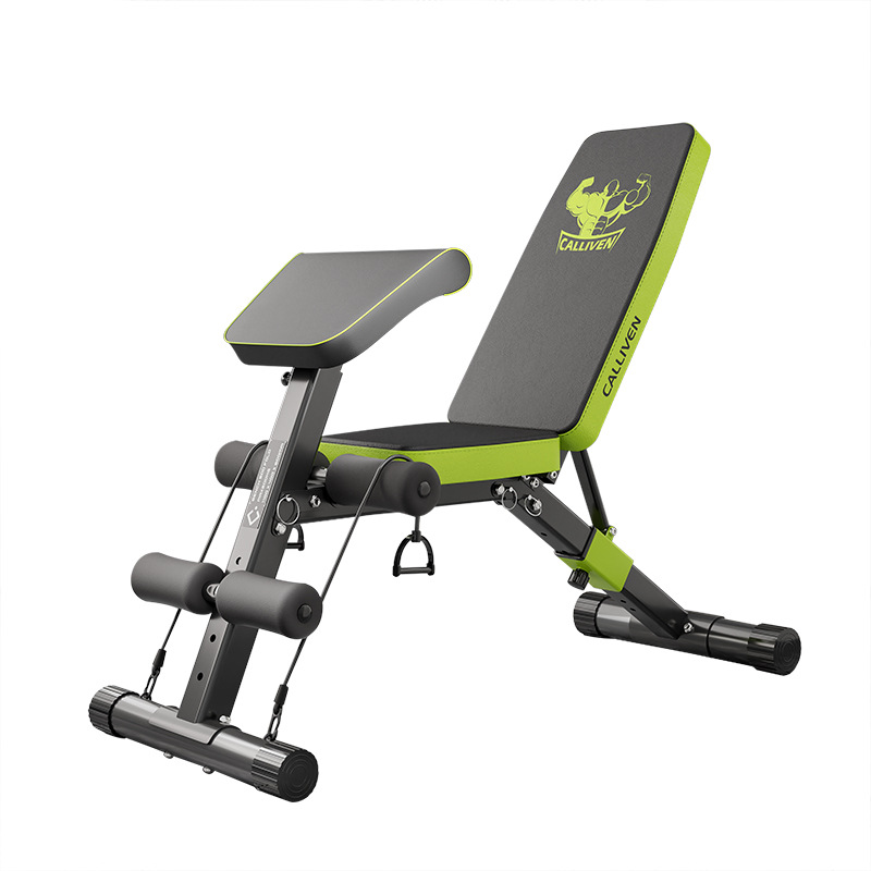 Multifunctional Fitness Chair Dumbbell Stool Bench Stool Household Sit-ups Auxiliary Fitness Equipment Folding Pastoral Stool
