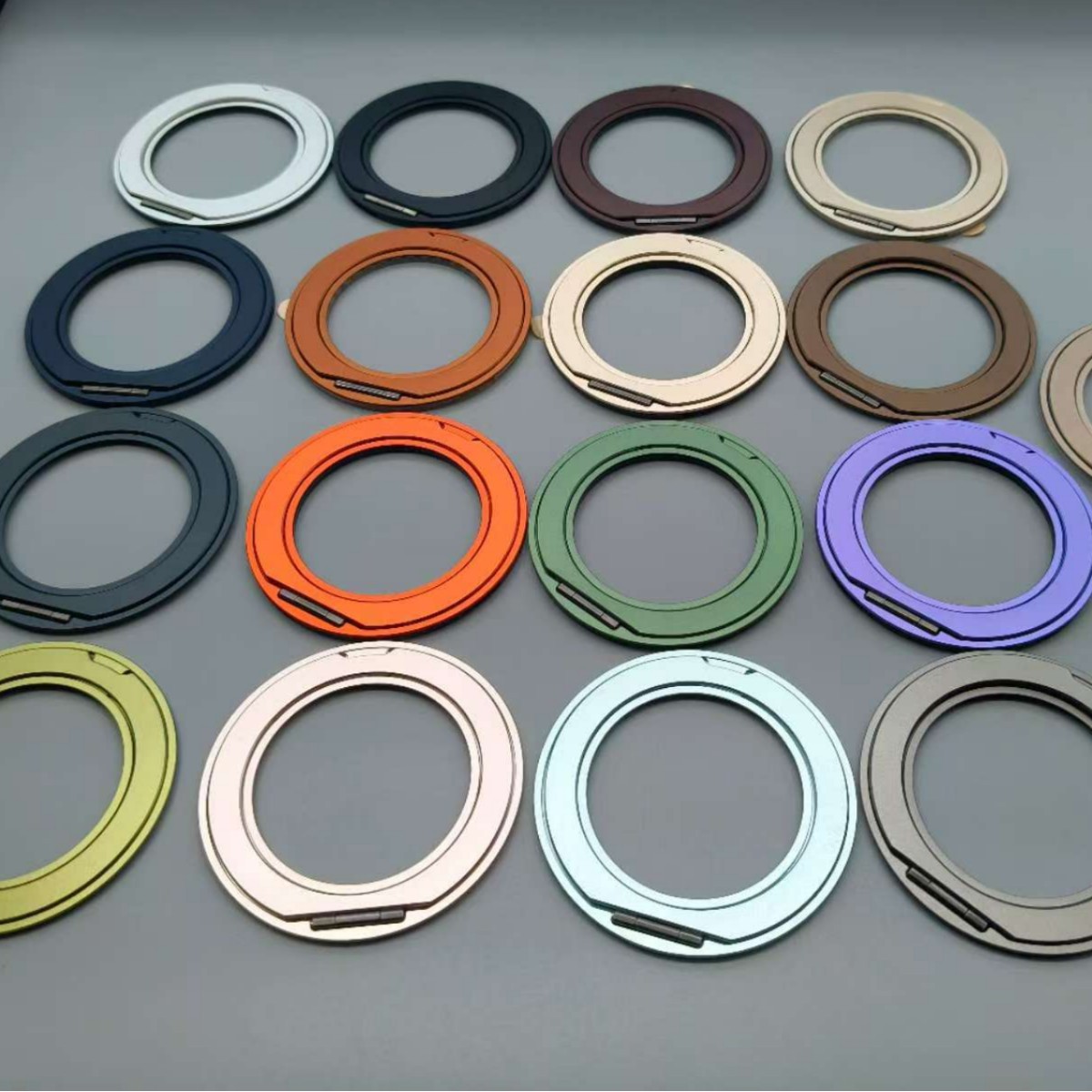 Cross-Border Phone Case with Clicky Stand, Factory 360-Degree Rotating Ring, Magnetic Ring Holder, 2.3 Thickness