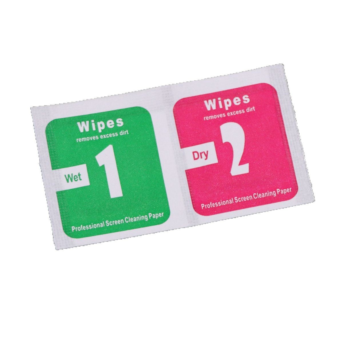 Factory wholesale 1 2 dry and wet alcohol bag mobile phone tempered film auxiliary tools dust removal and cleaning suit alcohol cotton