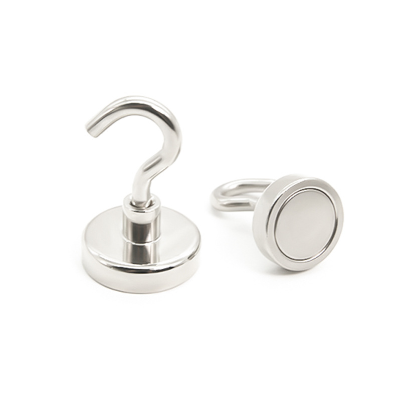 Magnetic Hook Magnet Round Kitchen Door Strong Magnetic Hook Strong Magnetic Suction Opening and Closing Suction Cup Hook Magnet