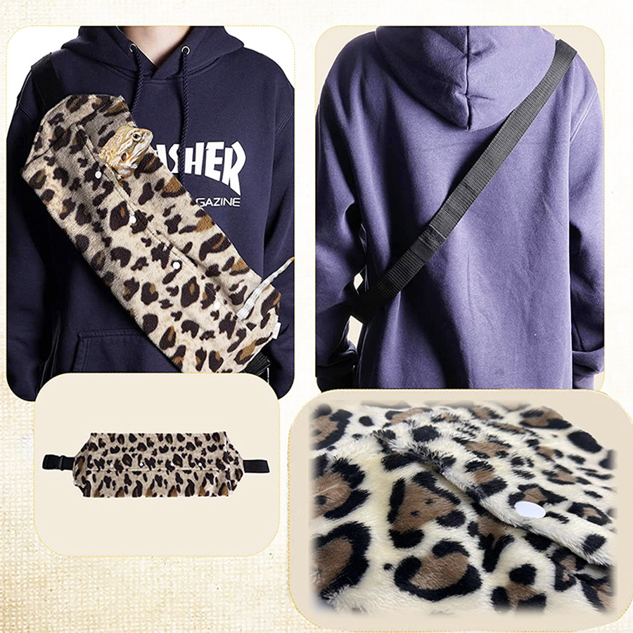 Cross-border hot-selling lizard chameleon crawling pet out-of-pocket animal out-of-pocket travel bag walking lizard Chinchilla guinea pig