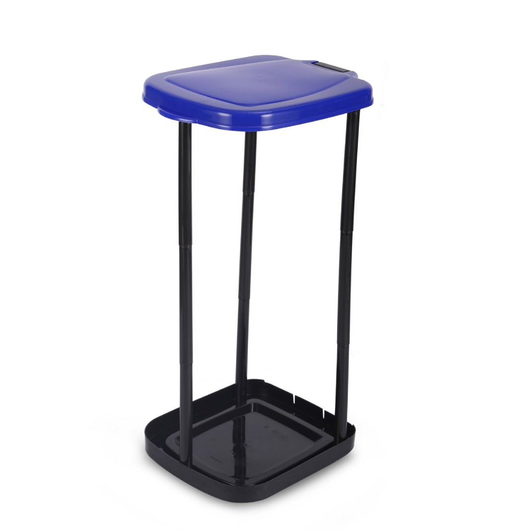 Folding Trash Can Three Gear Height Adjustable Household Outdoor Trash Can Travel Vertical Garbage Holder