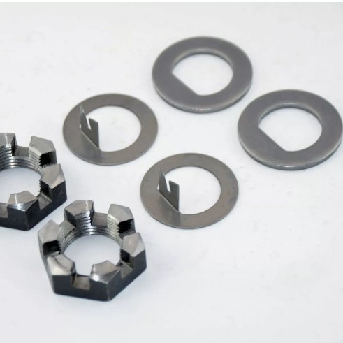 2 suit 1 inch axle nut kit for trailers, RVs and boats