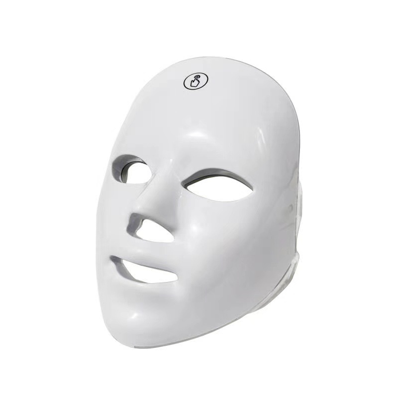 Mask LED seven-color light luminous mask charging touch cross-border TikTok hot selling seven-color light spectrum mask instrument