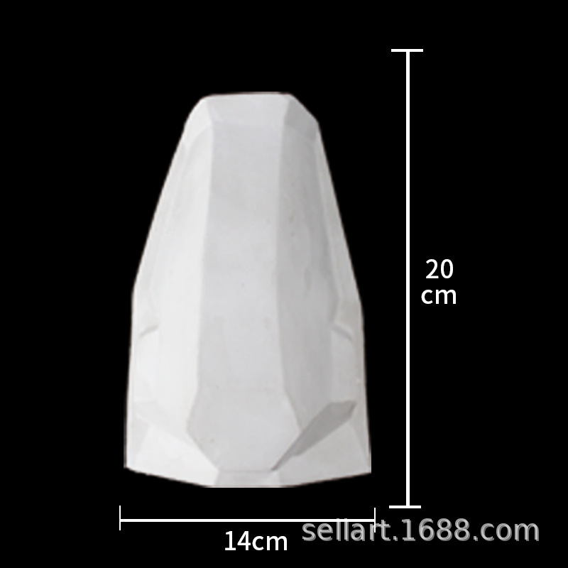 Facial Plaster statue cut surface art teaching aids decoration sketch plaster David head portrait sculpture plaster portrait model