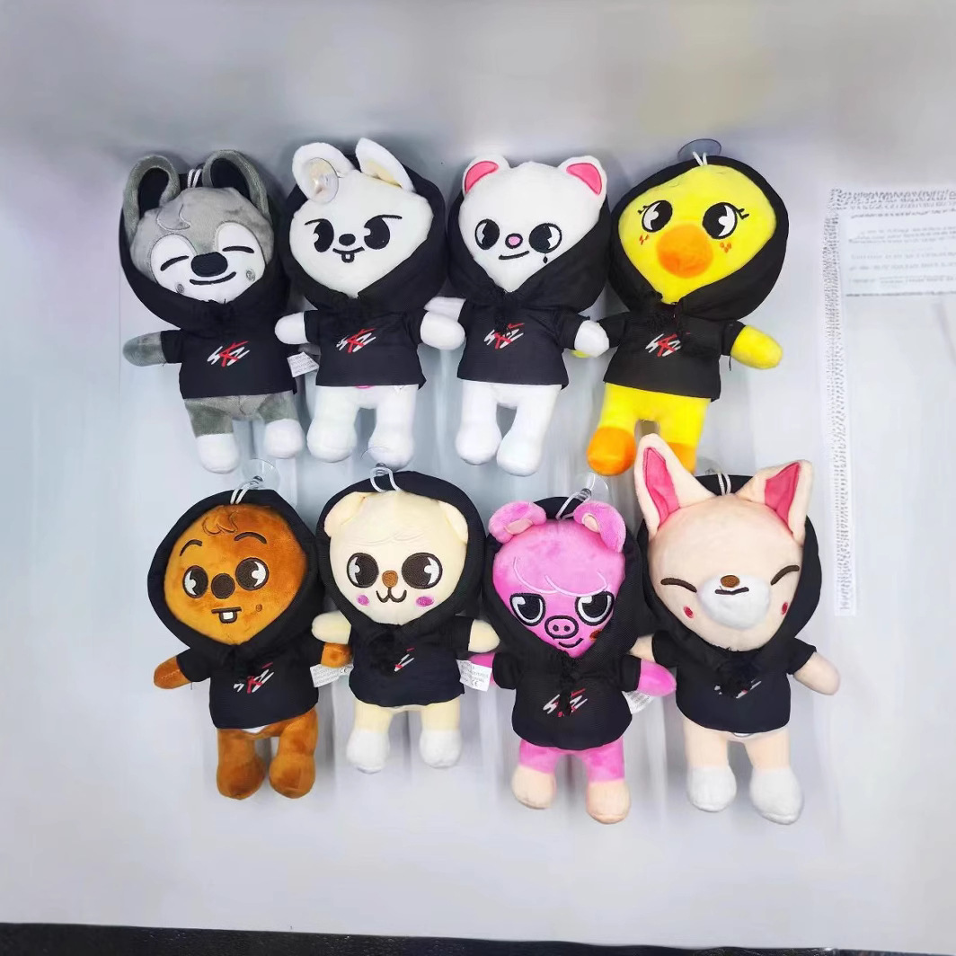 in stock Cross Border New Skzoo Doll Plush Toy Stray Children Leeknow Hyunjin Gift