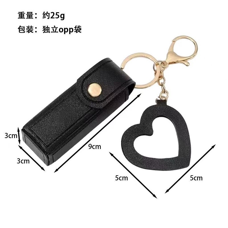 2025 New Style Mini Portable Keychain Pendant with Logo, Pu Leather Bag Pendant, Versatile and Casual
