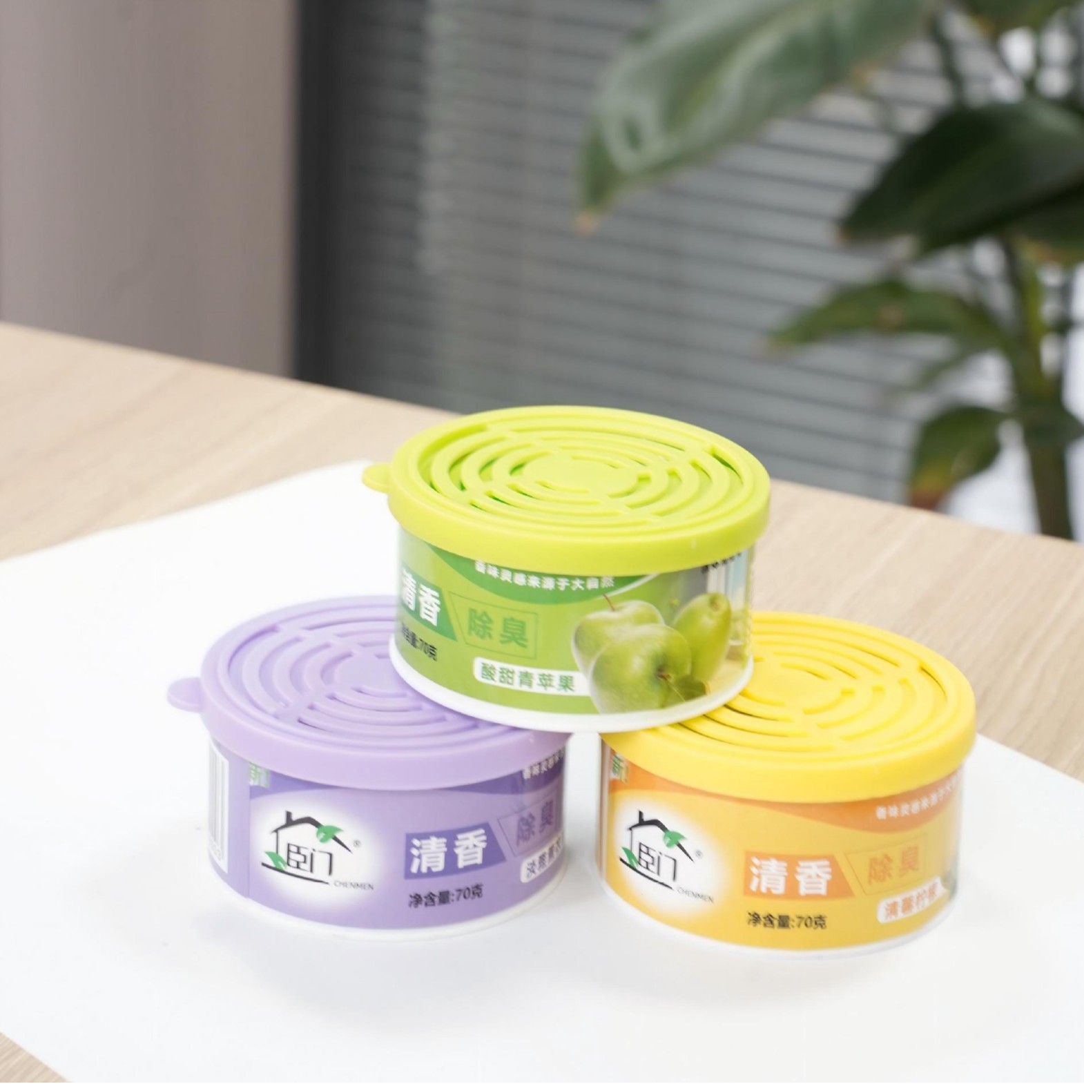 Твердый бальзам для автомобиля, освежитель воздуха с регулируемым ароматом