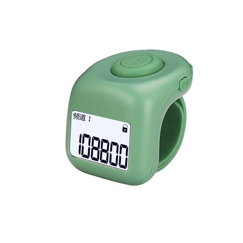 New Xiaodu Counter Manual Digital Display 9 Channel Mini Ring Battery Type Counting