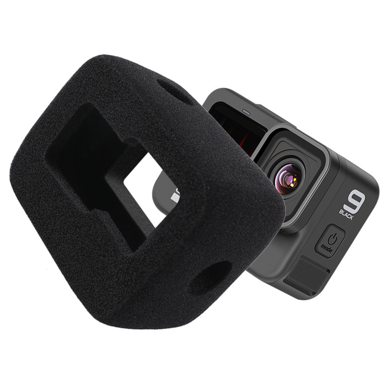 Suitable for GoPro HERO12/11/10/9 windproof cover noise reduction foam set riding shooting noise reduction sponge