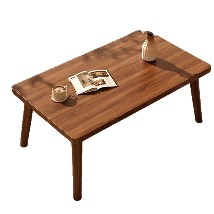 Modern Minimalist Small Household Table for Small Apartments, Rental Rooms, Bedroom Floor-Standing Small Square Table, Living Room Floor Table