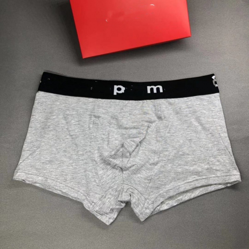 Trendy Foreign Trade Fashion Brand Breathable Men's Boxer Briefs Sup Men's Underwear Pure Cotton Men's Boxer Briefs