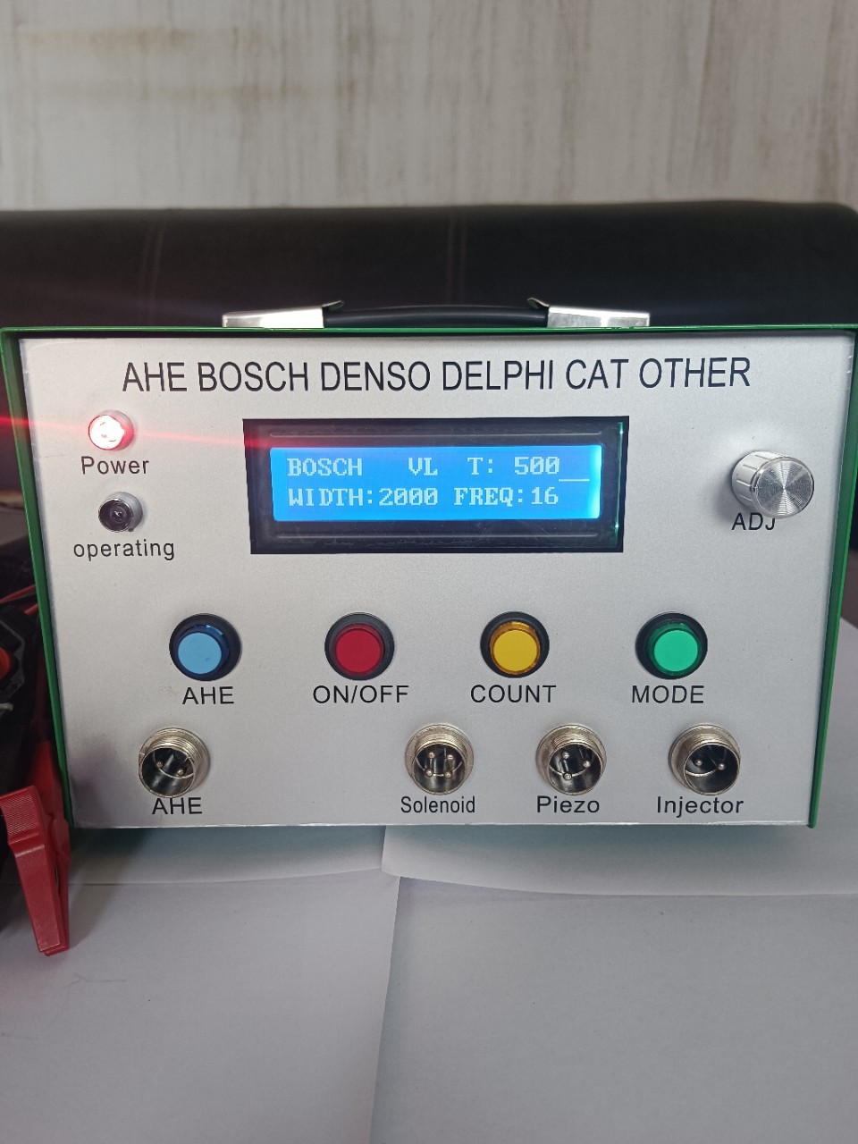 CRI250A piezoelectric injector comprehensive tester with AHE dynamic lift stroke measurement tool