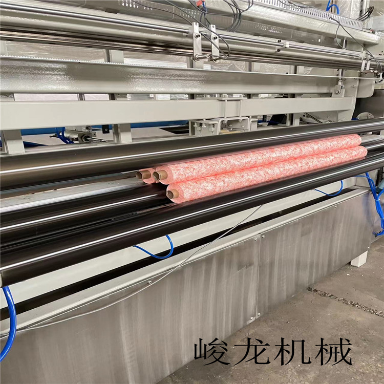 1800 type wet and dry steel mesh paper rewinder equipment can set the door size non-woven fabric slitting