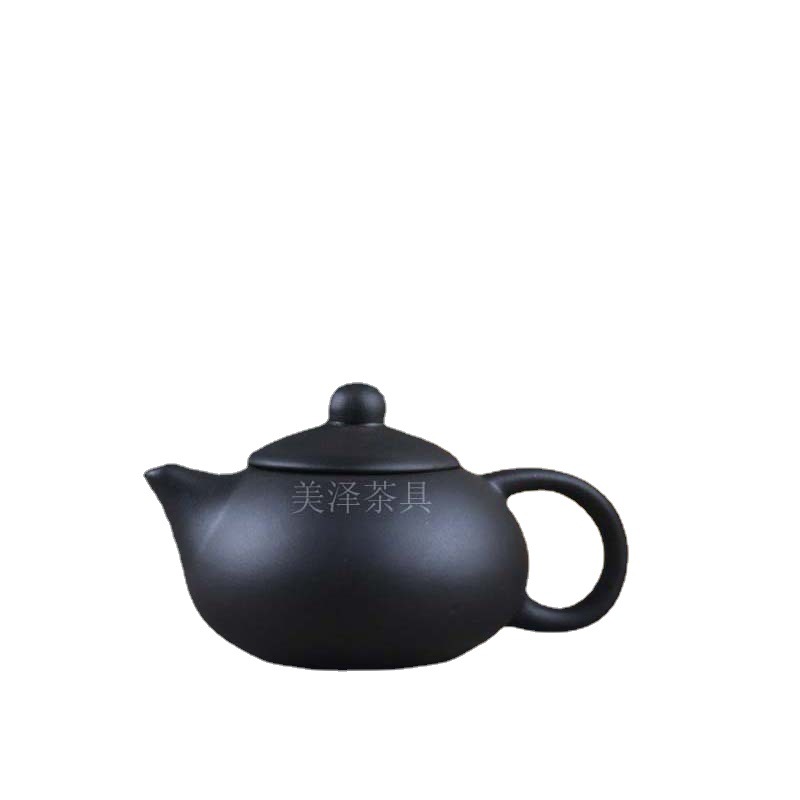 Chaozhou factory wholesale purple sand kung fu tea set 125ml Xi Shi pot supermarket store drainage affordable tea pot