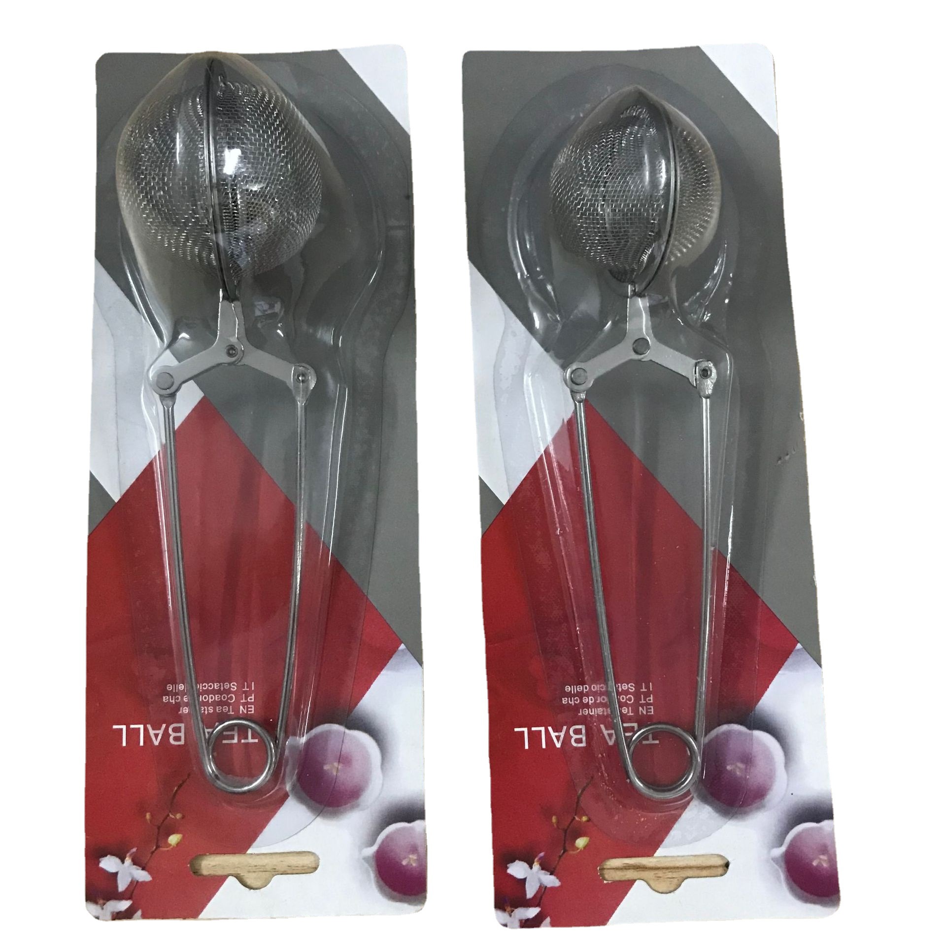 Factory wholesale stainless steel handle tea clip strainer tea ball new tea strainer creative kung fu tea tea making tea set