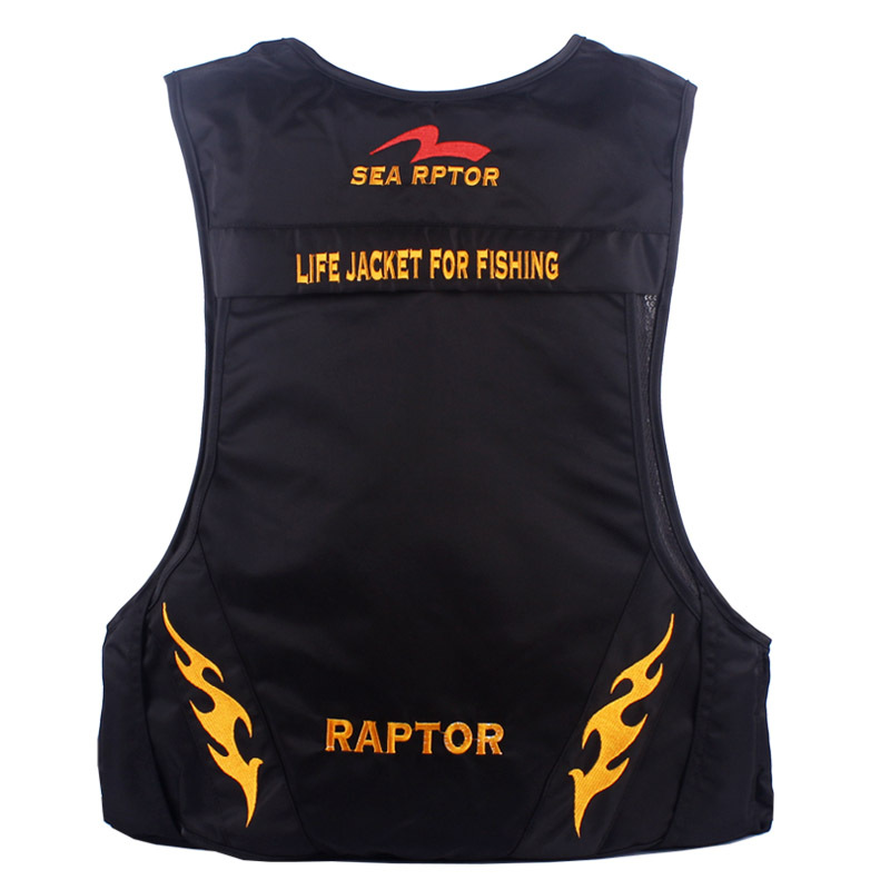 In stock Raptor sea fishing life jacket rock fishing suit fishing vest boat fishing large buoyancy multifunctional adult rescue vest