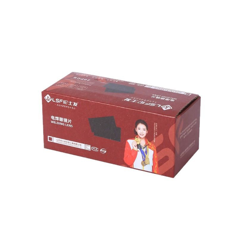 Electric welding eyeglass processing anti-spatter welding protective white lens wholesale black glass electric welding mask lens