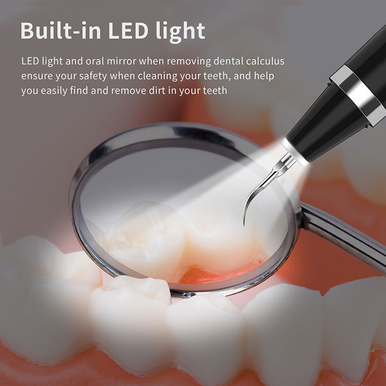 Ultrasonic Dental Cleaner Amazon's New Product Removes Dental Calculus, Smoke Stains, and Oral Plaque, Portable and Rechargeable