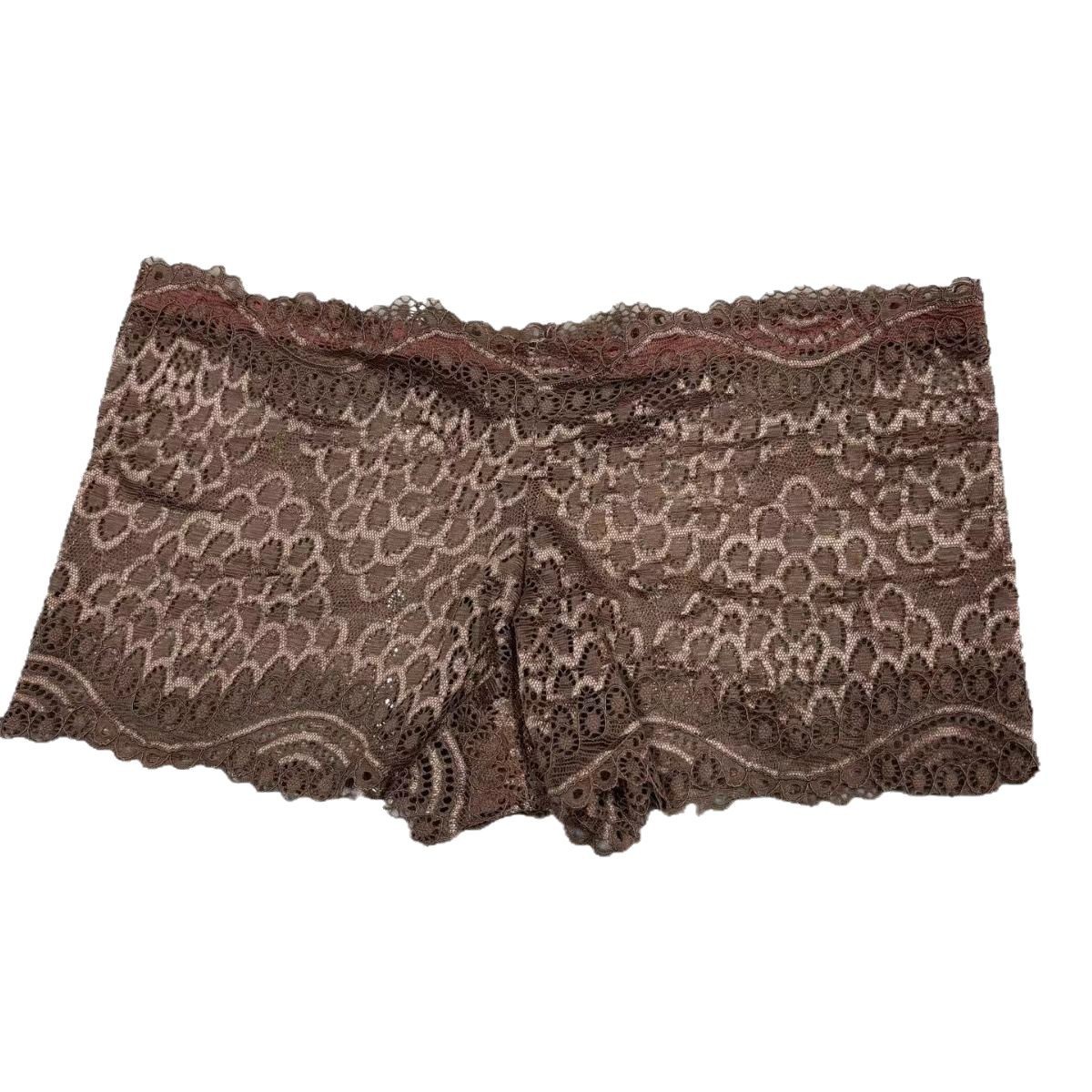 Foreign trade ladies boxers full lace sexy supply foreign trade export free size variegated sexy boxers manufacturers straight