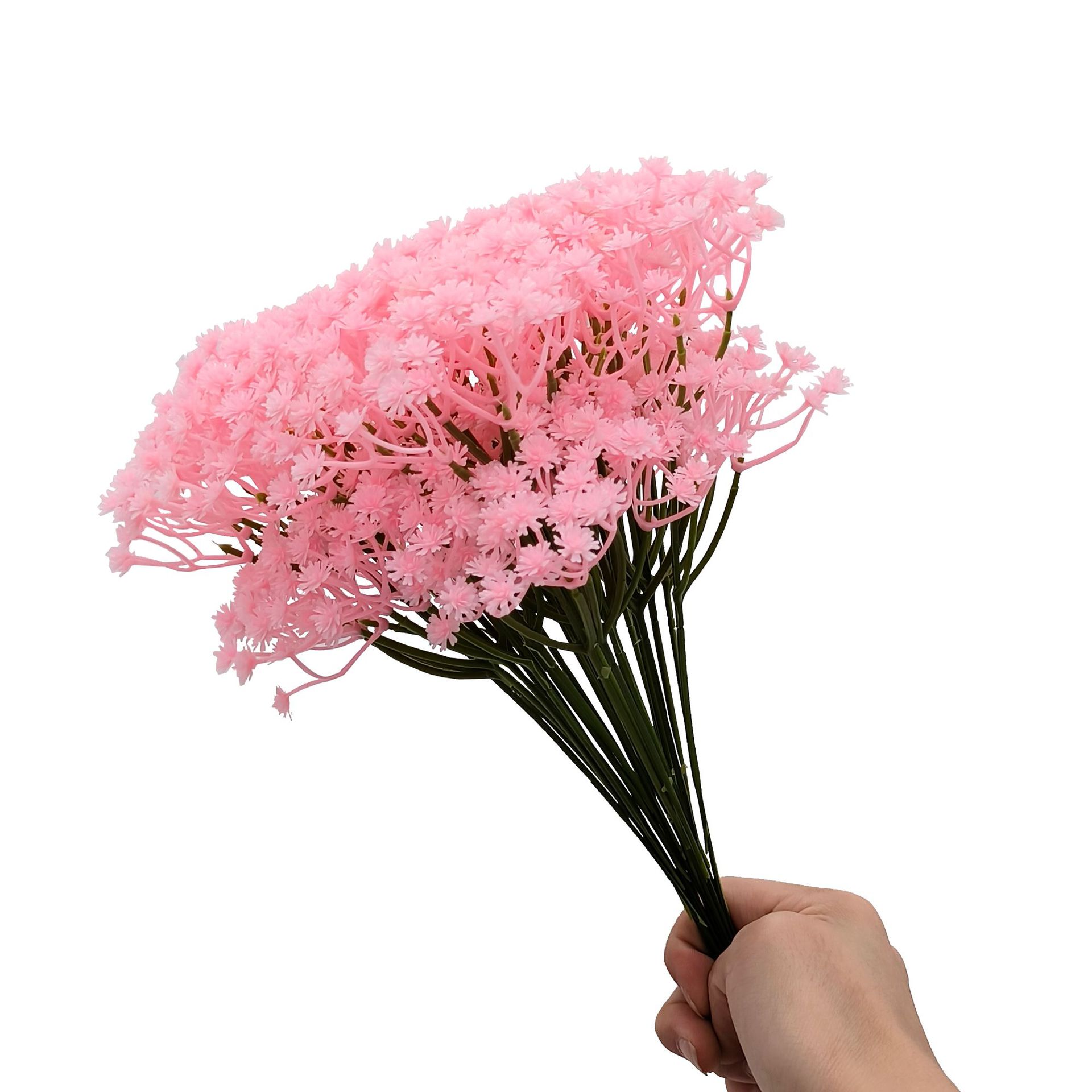 Gypsophila Small Fresh Flower Decoration Home Living Room Office Ornaments Hand Holding Fake Flowers Plastic Wedding Flowers