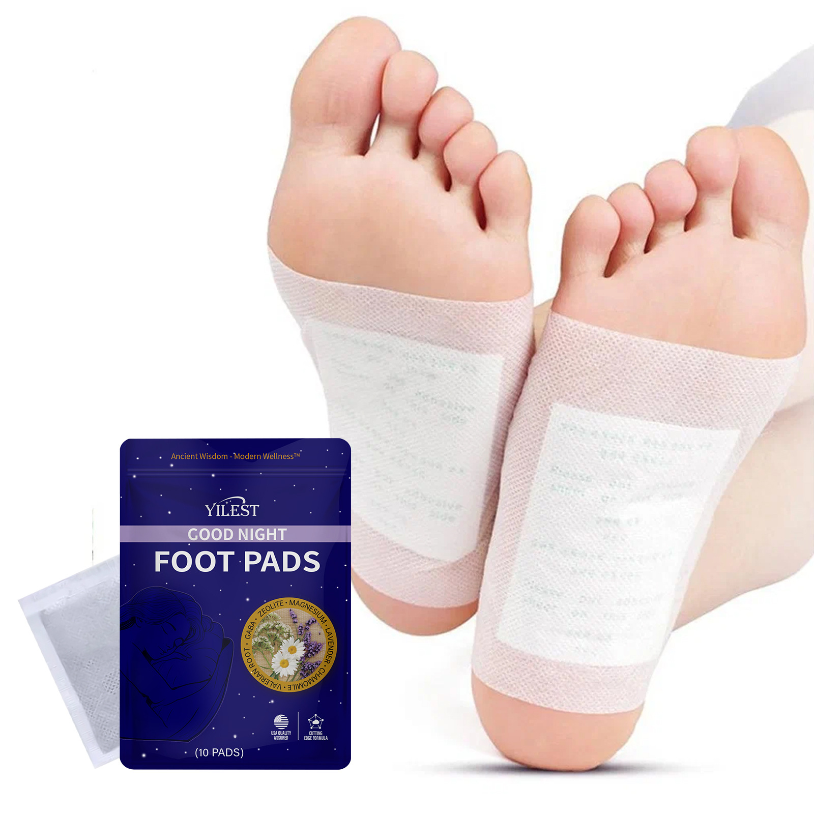 Кросс-бордерный патч YLIEST для ног, облегчает боль и расслабляет
