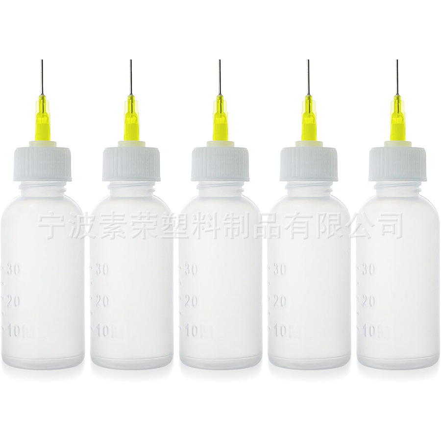 Cross-border industrial dispensing bottle 30ML 50CC 100ML rosin bottle with needle alcohol bottle needle nozzle bottle glue bottle