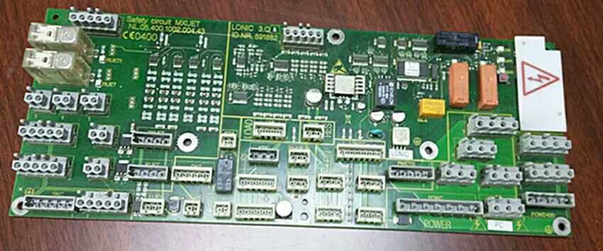 Запчасти лифта Schindler/Плита верхней части лифта Schindler/Lonic3.Qa/Id.Nr 591882