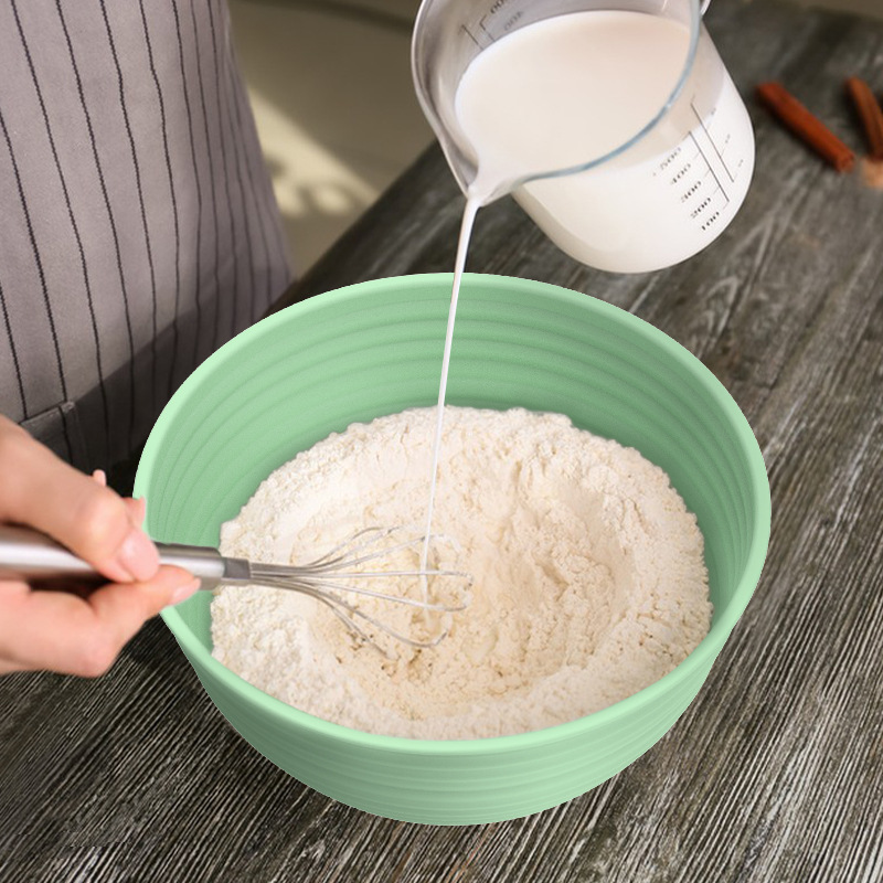 Customized Kitchen Accessories Silicone Bread Proofing Basket 2024 Customized Foldable Baking Bread Basket