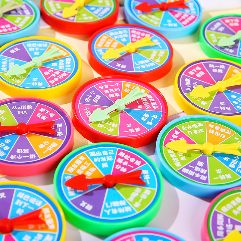 Parent-child interactive game punishment plate toy entertainment small turntable family gathering fun turntable big adventure wholesale