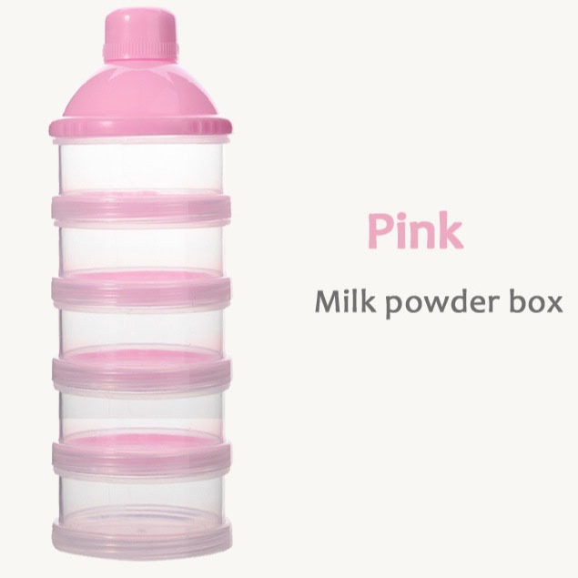 Infant five-layer removable milk powder box rice powder box snack box milk powder storage box milk powder wholesale